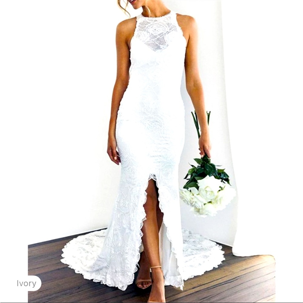 Beach/boho bride wedding dress NWT
